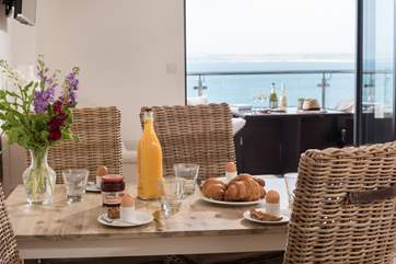 Breakfast is served.