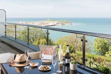 The stunning sea view.