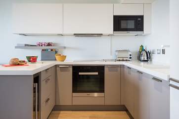 The spacious kitchen - plenty of space to cook up a storm.