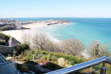 The view from the apartment.