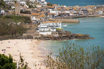 St Ives is a short stroll away.