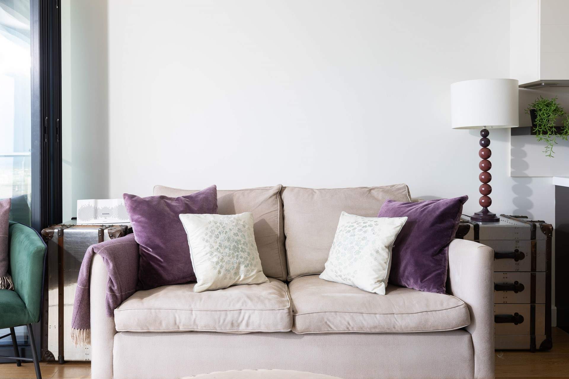 A cosy sofa to sink into and unwind.