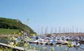 This is the little harbour at Axmouth. - Thumbnail Image