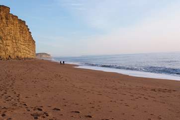 The Jurassic Coast is stunning - you might recognise this view from the television series Broadchurch!
