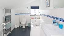 Bedroom 1 has this wonderful and spacious en suite bathroom.