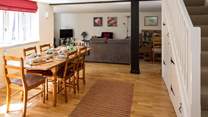 The whole house has a friendly sociable feel, whether for a family or group of friends. The owners are offering any repeat guests to their property a 10% rebooking discount - the perfect excuse to get everyone together again.