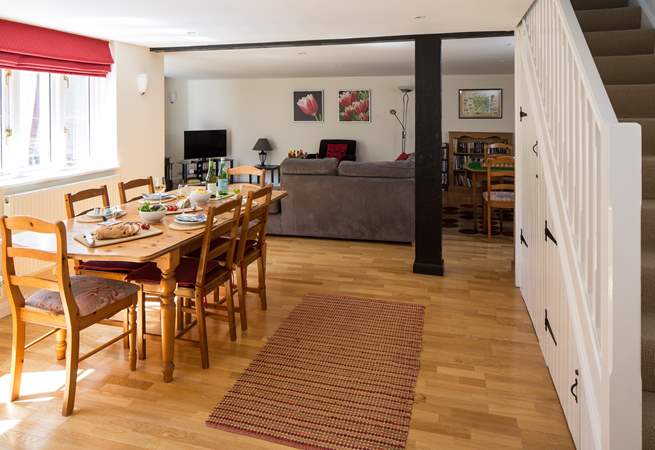 The whole house has a friendly sociable feel, whether for a family or group of friends. The owners are offering any repeat guests to their property a 10% rebooking discount - the perfect excuse to get everyone together again.