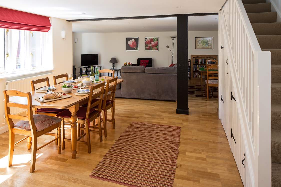 The whole house has a friendly sociable feel, whether for a family or group of friends. The owners are offering any repeat guests to their property a 10% rebooking discount - the perfect excuse to get everyone together again.