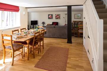 The whole house has a friendly sociable feel, whether for a family or group of friends. The owners are offering any repeat guests to their property a 10% rebooking discount - the perfect excuse to get everyone together again.