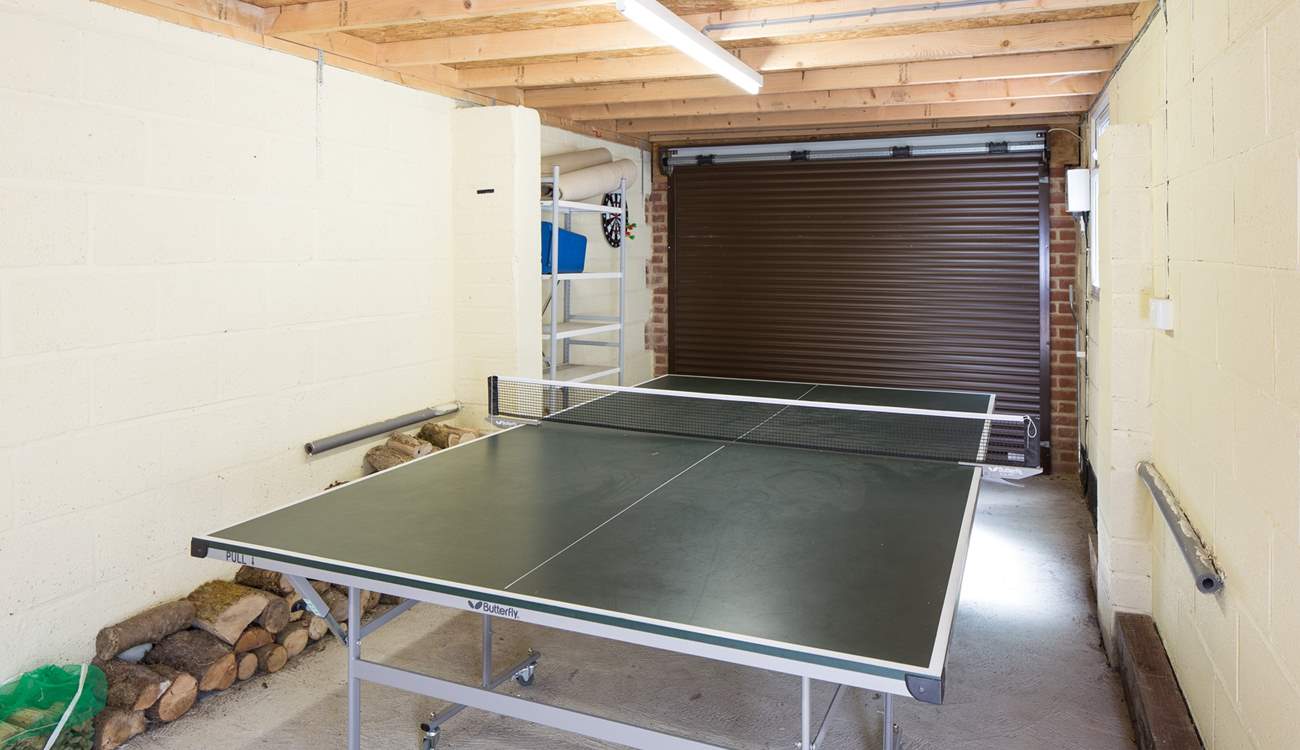 The games-room is great fun for all the family.