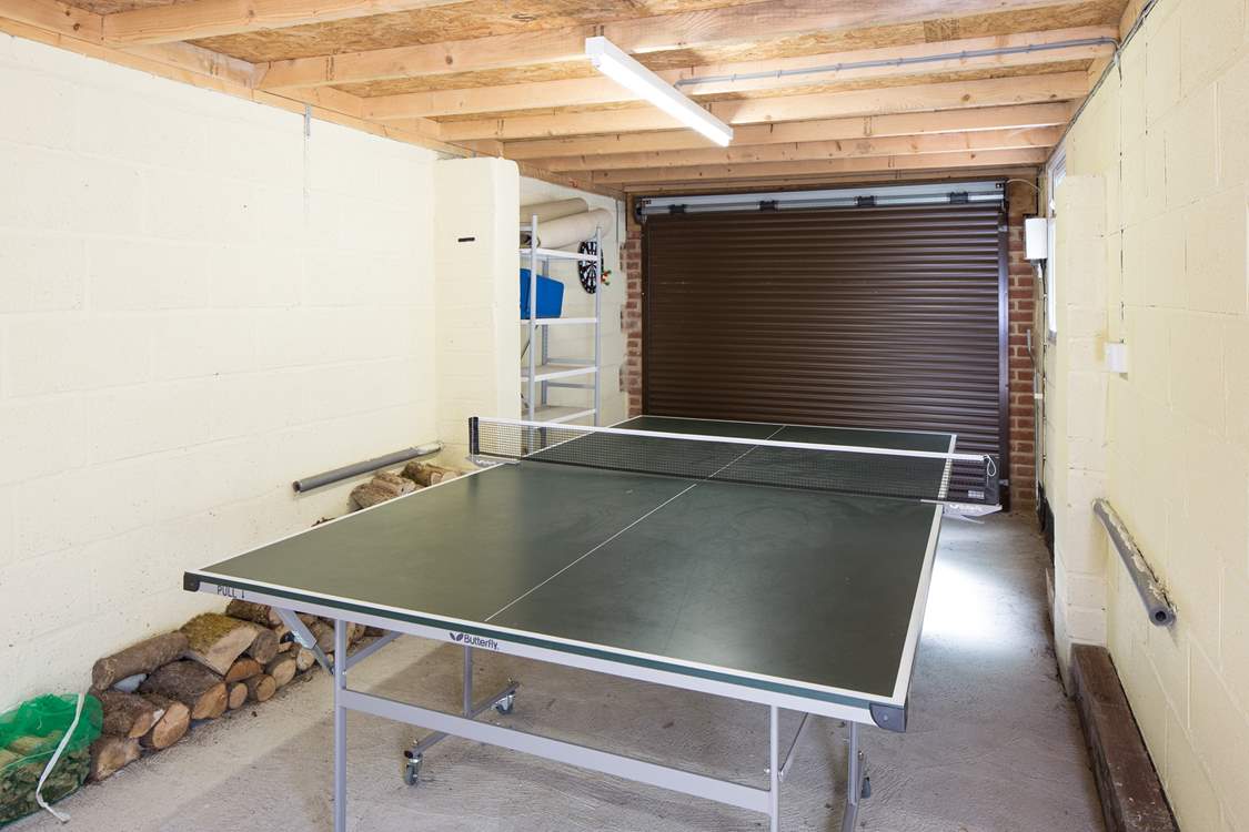 The games-room is great fun for all the family.