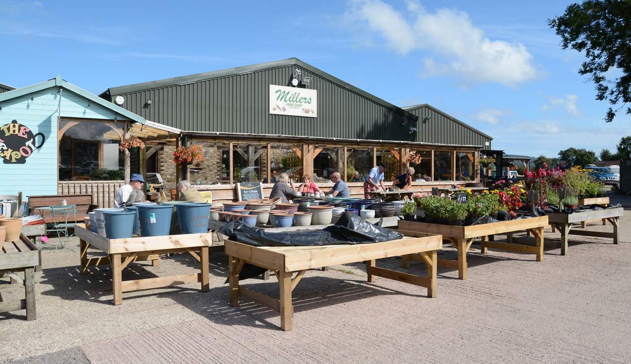 Miller's Farm shop at nearby Kilmington is packed with local produce and holiday treats.