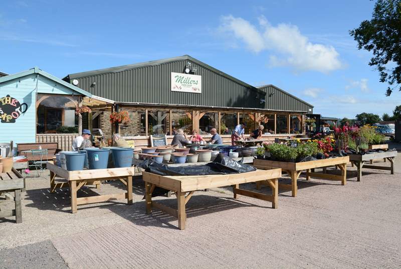 Miller's Farm shop at nearby Kilmington is packed with local produce and holiday treats.