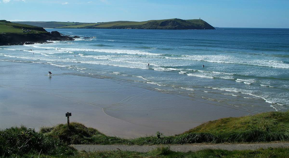 Polzeath beach.