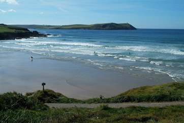 Polzeath beach.