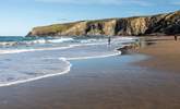 Trebarwith Strand is one of many stunning north coast beaches. - Thumbnail Image