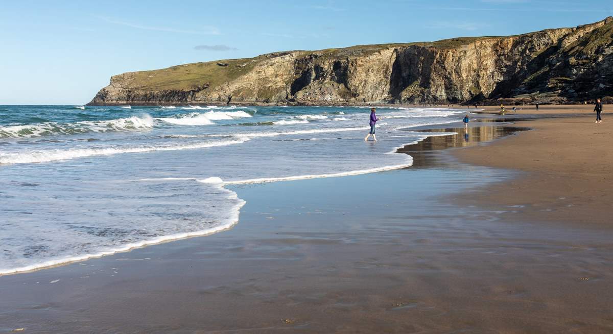 Trebarwith Strand is one of many stunning north coast beaches.