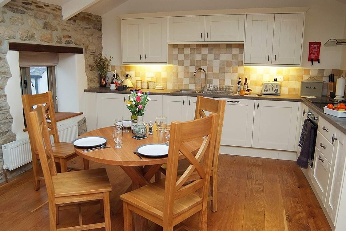 Plenty of room for a family meal.