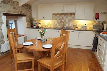 Plenty of room for a family meal.