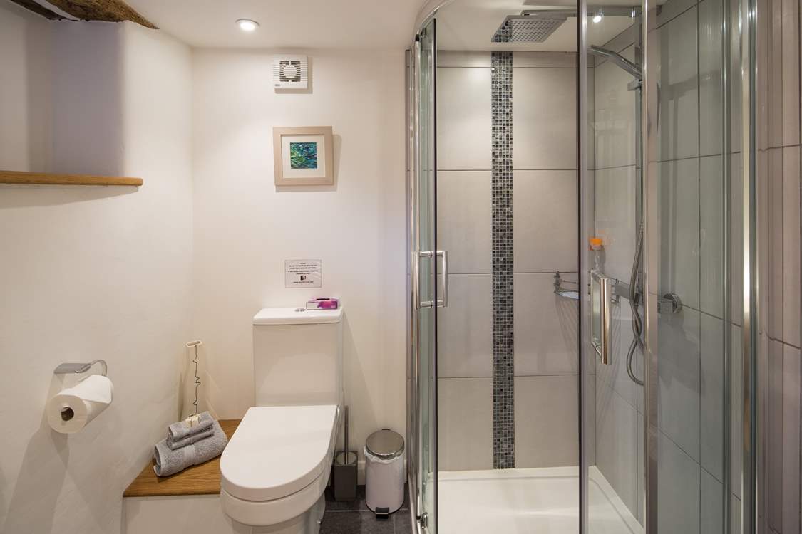 The en suite shower-room for Bedroom 1.