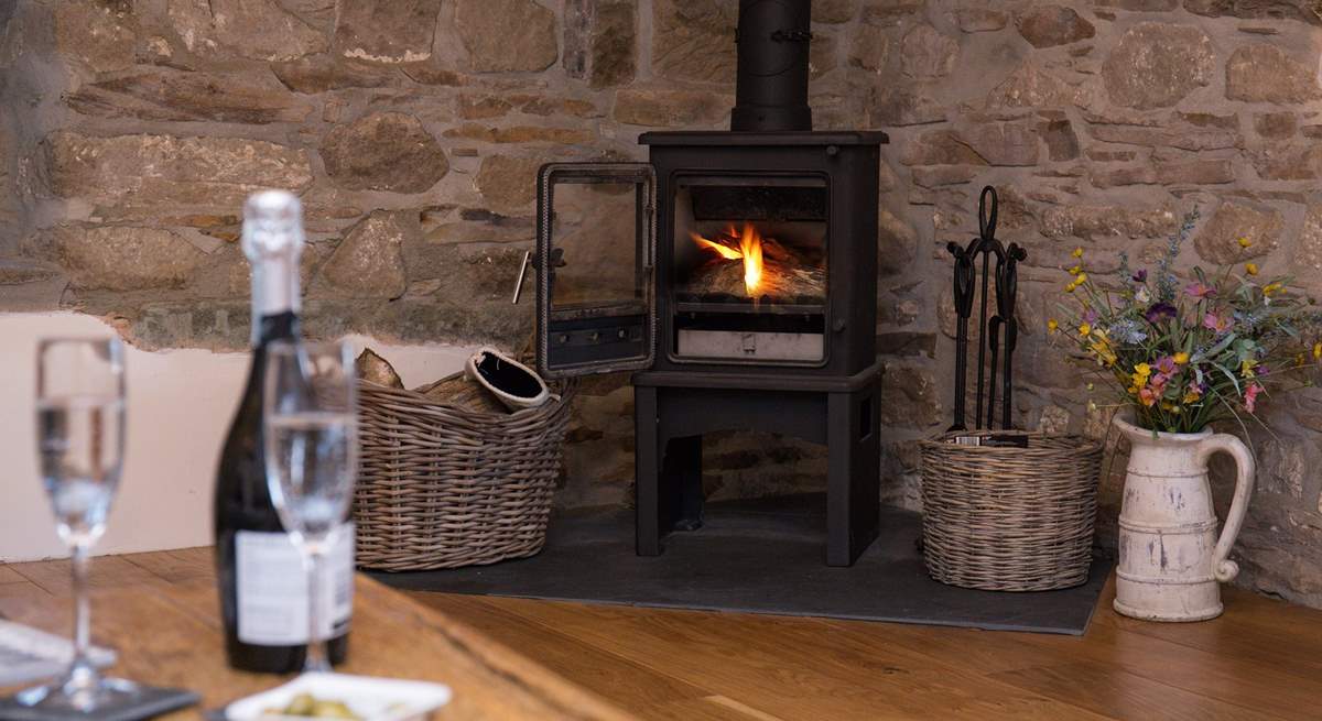 The cosy wood-burner makes this an ideal retreat all year round.