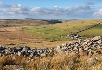 Beautiful Bodmin Moor is a great place for walking.