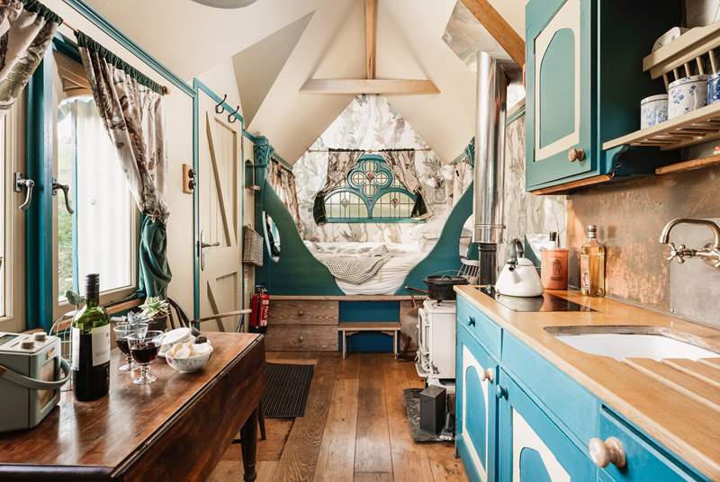 This quirky abode has been lovingly created using reclaimed materials.