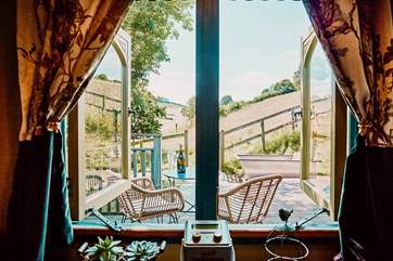 Or open the large windows and listen to birdsong on a sweet summers day.