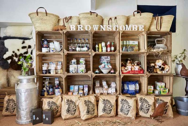 Stock up on your daily essentials at Brownscombe Larder, the onsite shop.