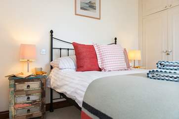 The cottage has three gorgeous bedrooms.