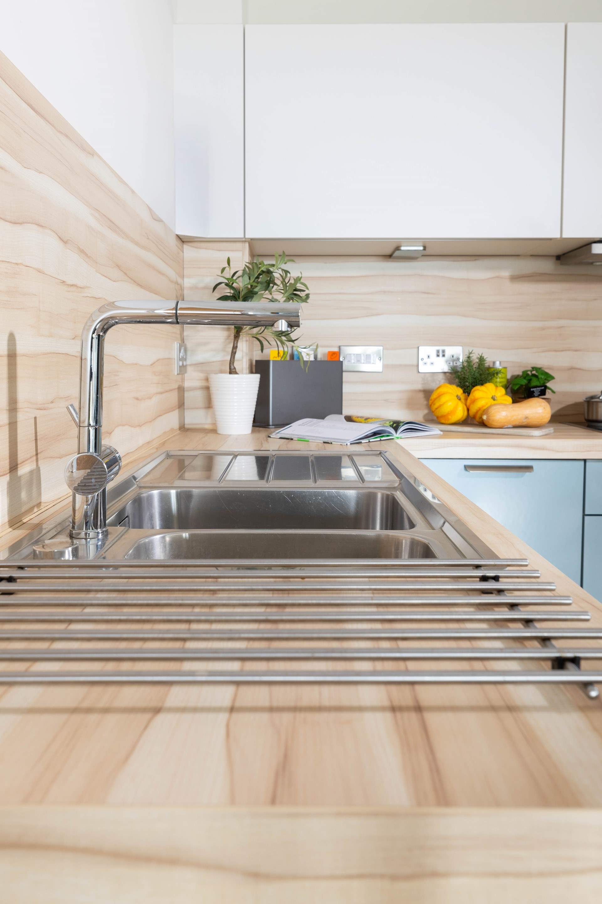 A pristine modern kitchen of the highest standard.