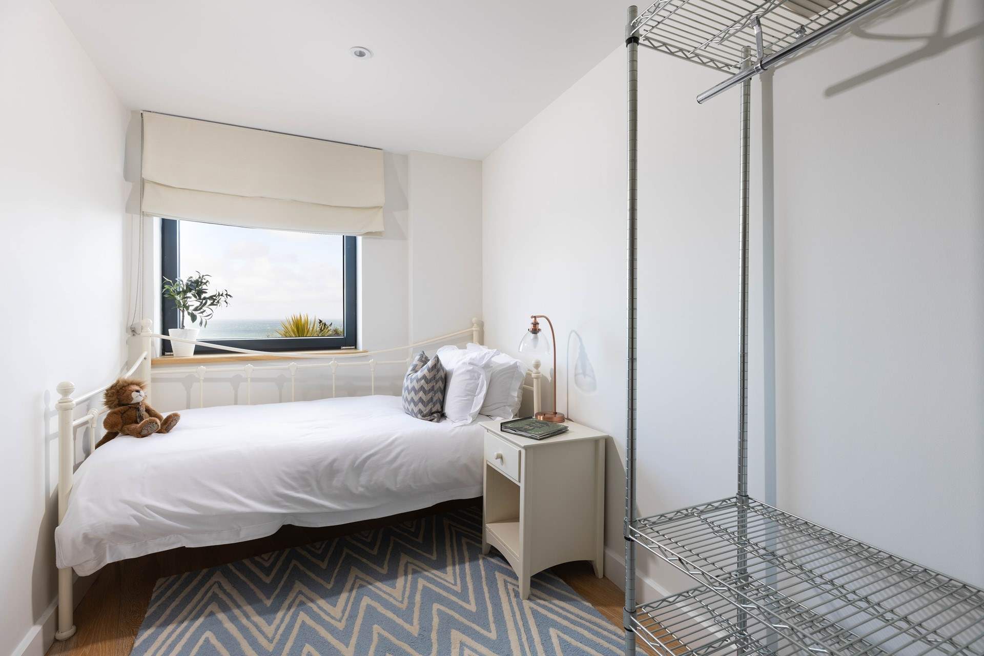 What a sea view from charming bedroom 2.