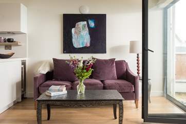 The squishy sofas are so lovely to sink into after a day out exploring.