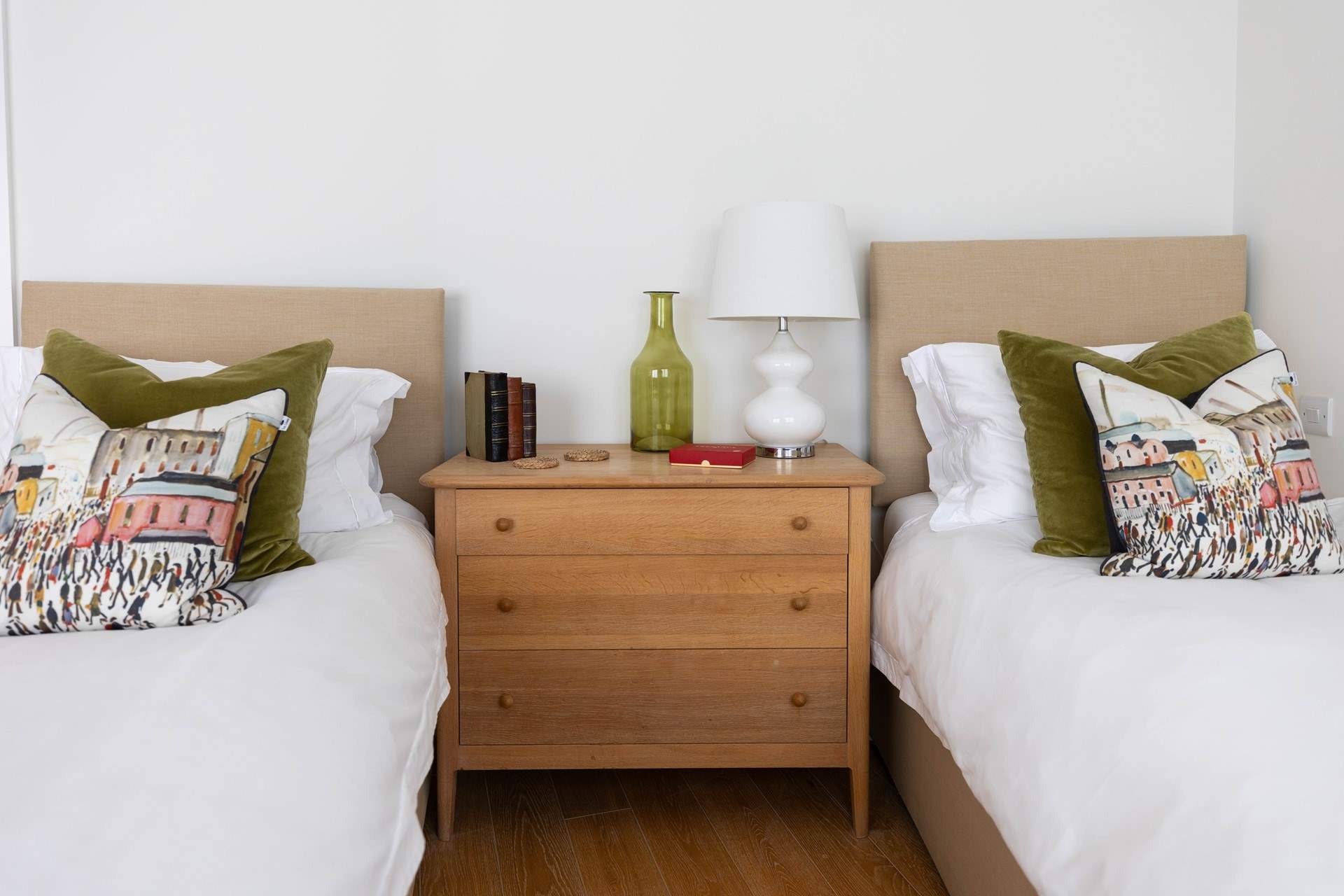 Bedroom 2 is a very comfortable twin, a perfect place to enjoy a good night's sleep.