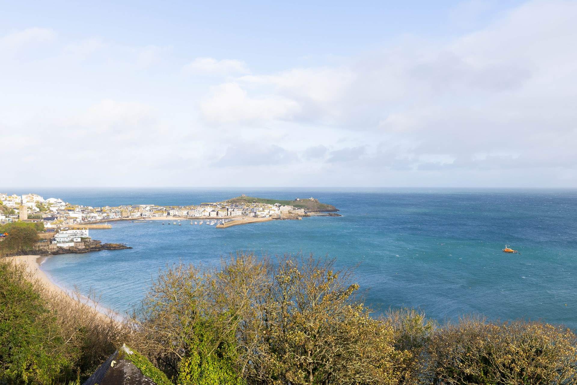 Enjoy the picture perfect view of St Ives directly from your terrace.