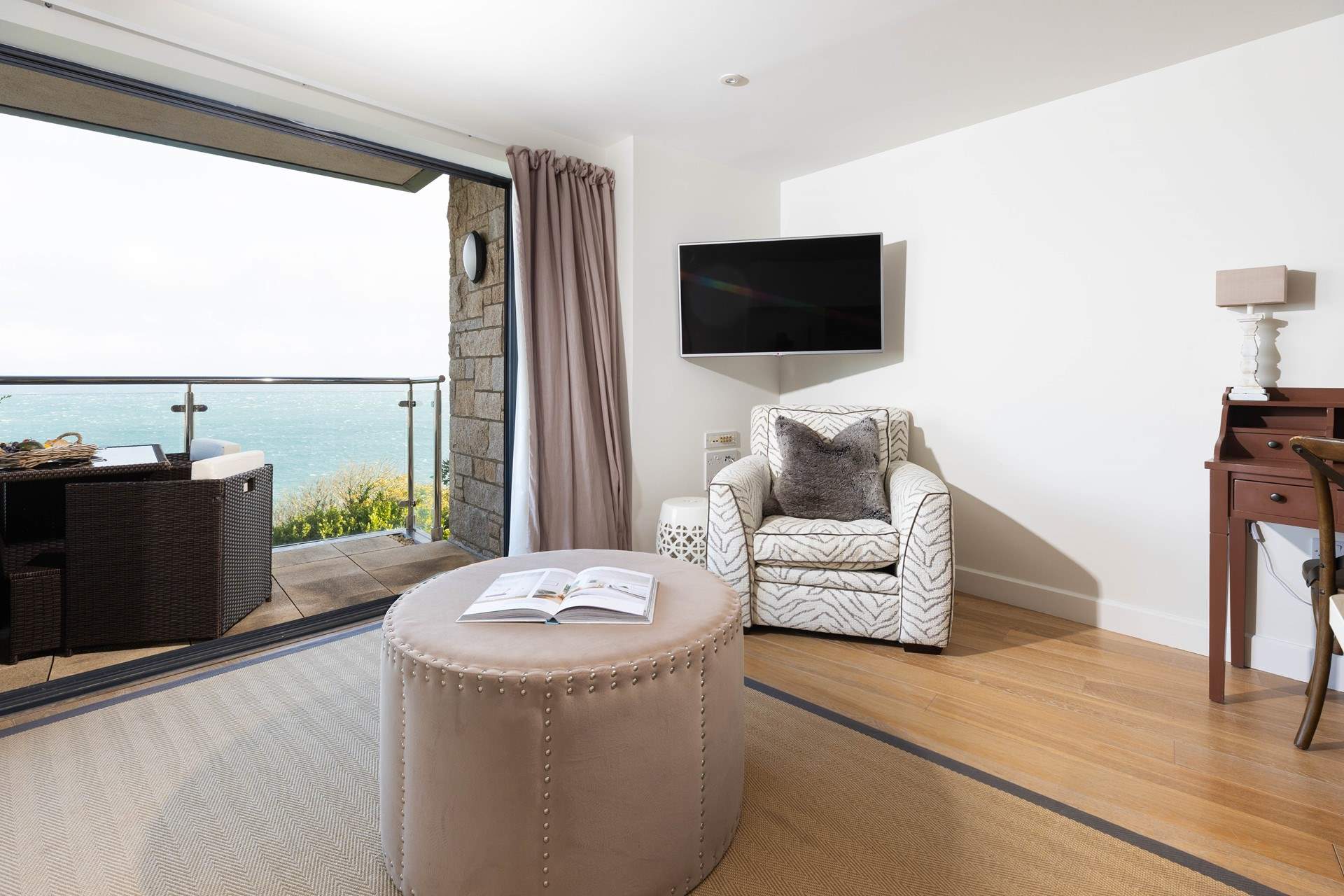 Throw open the bi-fold doors and let the fresh seaside air in.