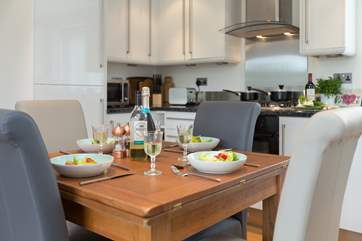 This apartment is exceptionally well-equipped. It really is a home-from-home.
