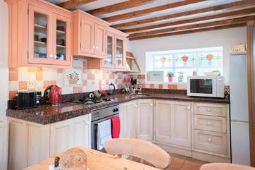 The kitchen is well-equipped, a friendly home-from-home.