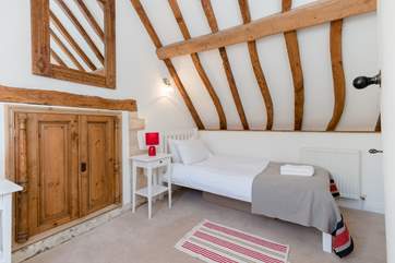 The twin bedroom has plenty of space.
