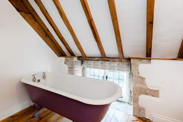Even this room is filled with character.