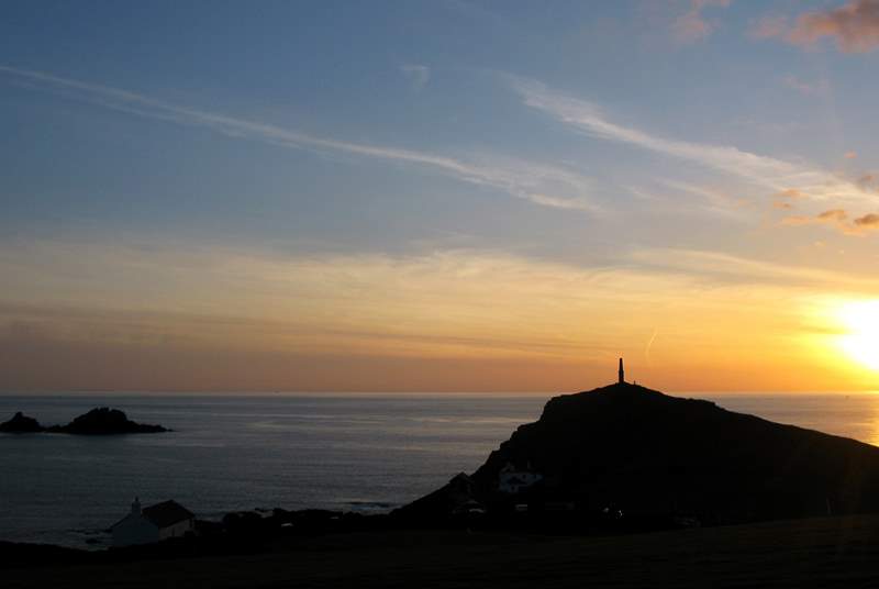 Sunset at Cape Cornwall.