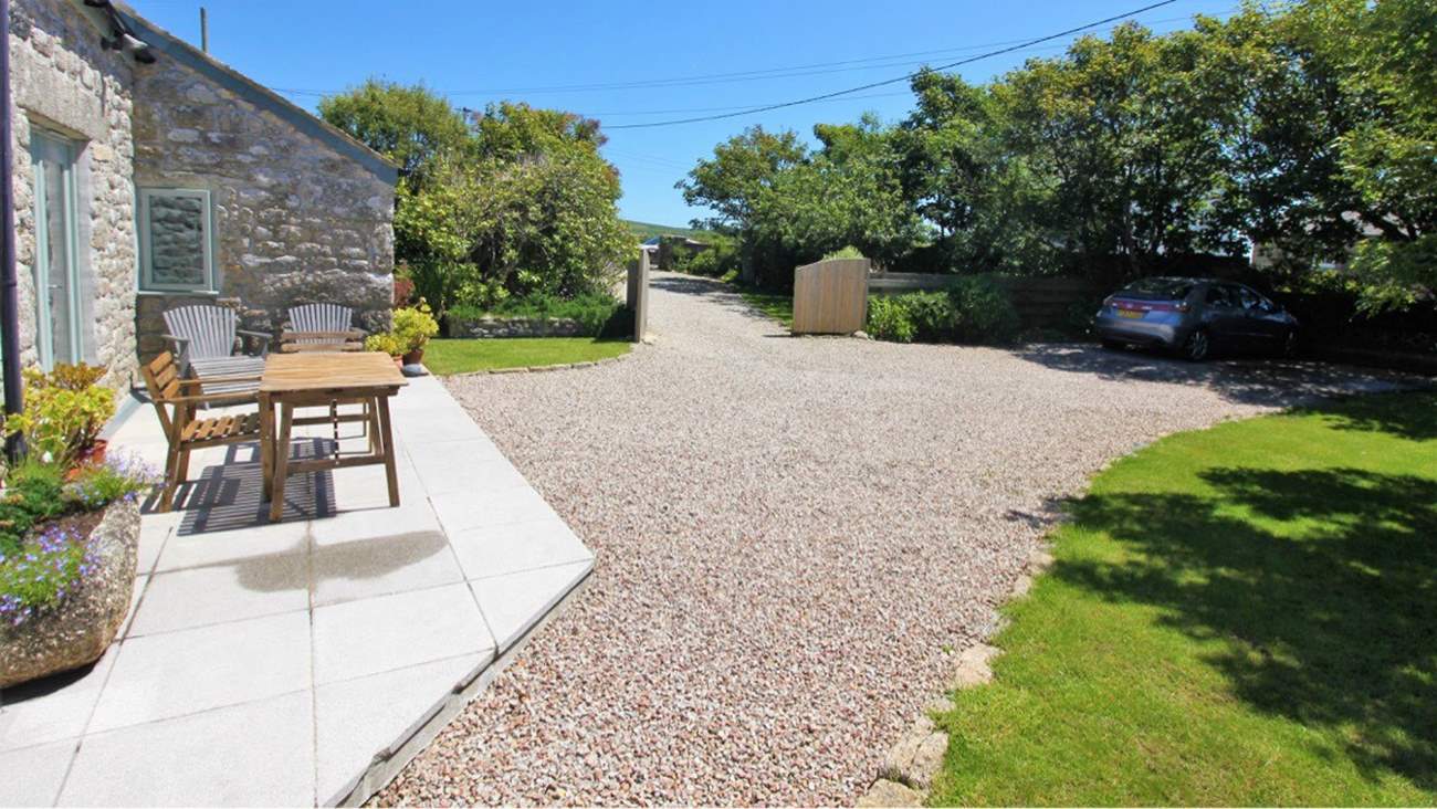 Ample parking space.