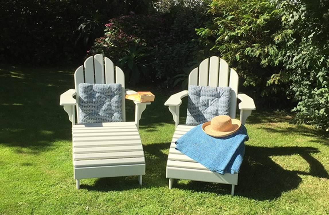 Relax and soak up the rays on the comfy sun-loungers.
