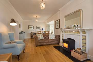 The ground floor has an open plan layout which makes this a really sociable place to stay.