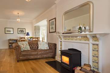 The ground floor has an open plan layout which makes this a really sociable place to stay.