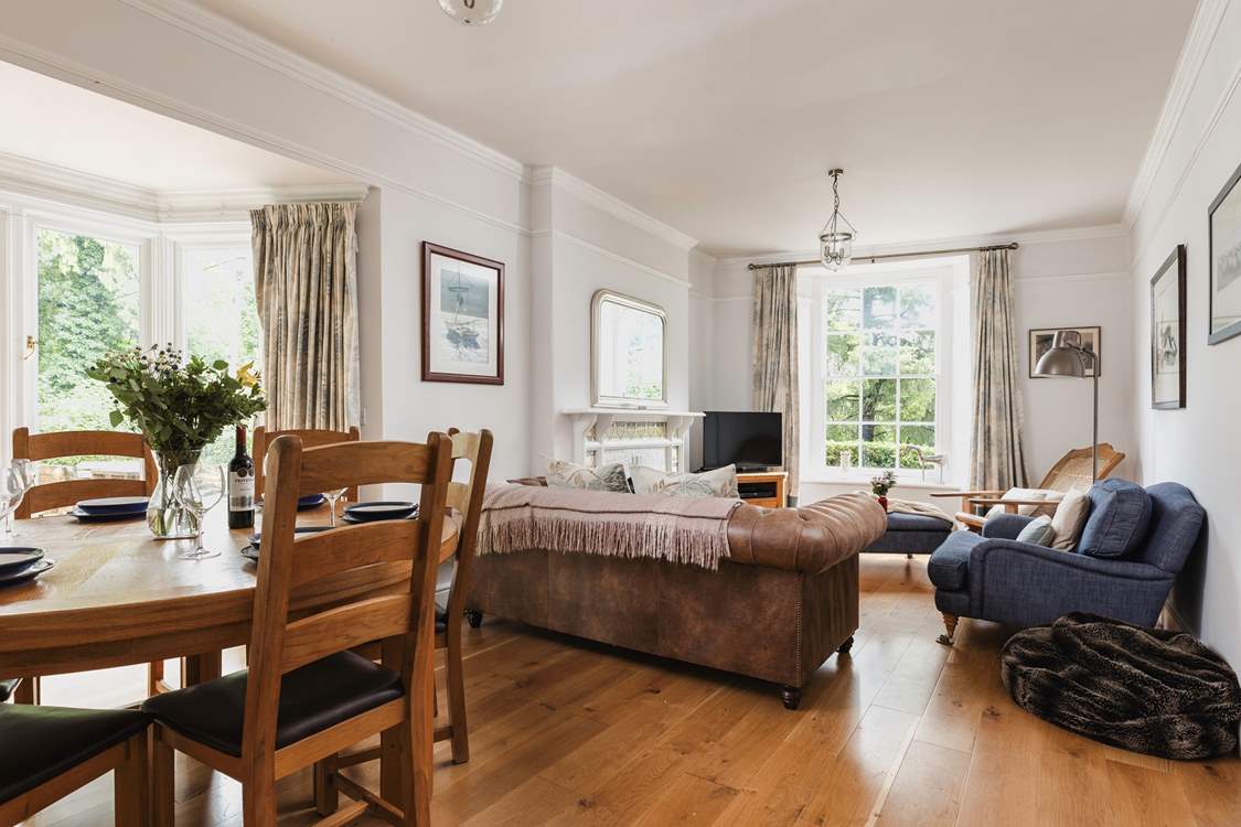 The ground floor has an open plan layout which makes this a really sociable place to stay.
