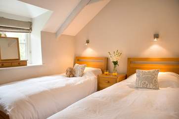 The twin bedroom.