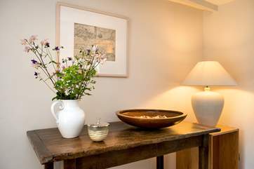 The cottage is beautifully furnished throughout.