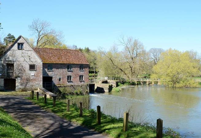 Nearby Sturminster Newton Mill is an ancient flour mill in a picturesque setting on the River Stour.