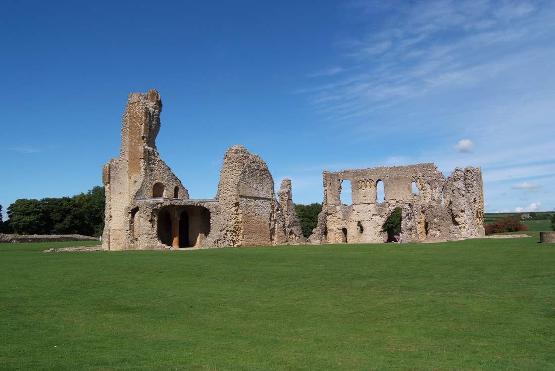 Sherborne old castle is the ruin of a 12th Century castle.